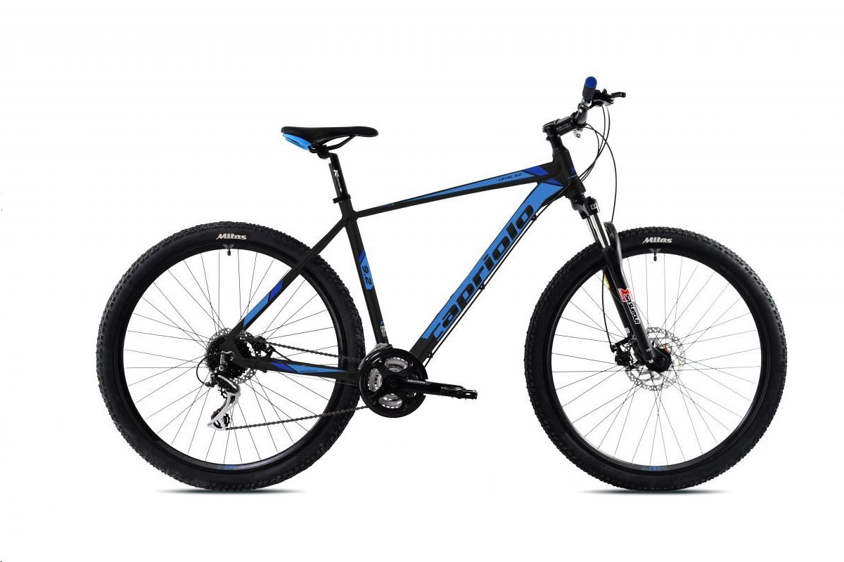 Horský bicykel Capriolo LEVEL 9.2 29"/24AL matt- black blue (2021) 921541-21