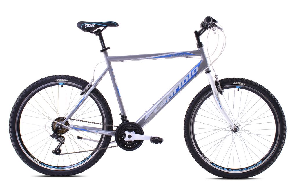 Horský bicykel Capriolo PASSION Man 26"/21HT silver-white-blue 919372-21