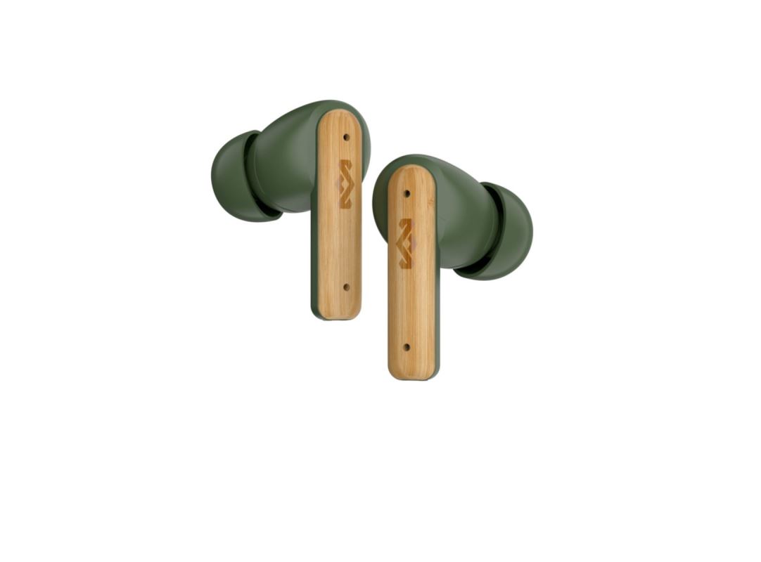 House of Marley Little Bird, bezdrátová sluchátka TWS, Green 0846885011577