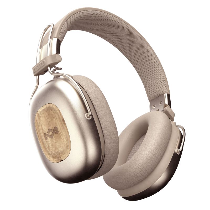 House of Marley Positive Vibration Rebel ANC, náhlavní bezdrátová sluchátka, Cream 0846885011874