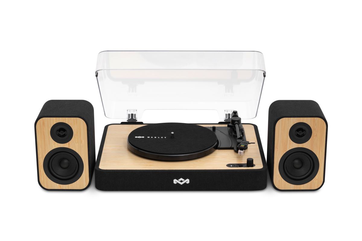 House of Marley Revolution Bluetooth Gramofon se stereo reproduktory, Signature Black 0846885011379
