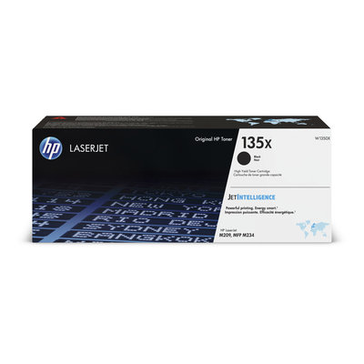 HP 135X Black Original LaserJet Toner Cartridge (2,400 pages) W1350X