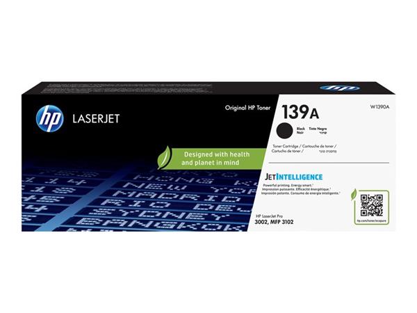 HP 139A, černá tonerová kazeta 1500 stran, W1390A