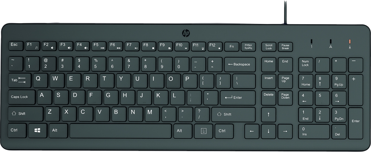 HP 150 Wired Keyboard - UK 664R5AA#ABB