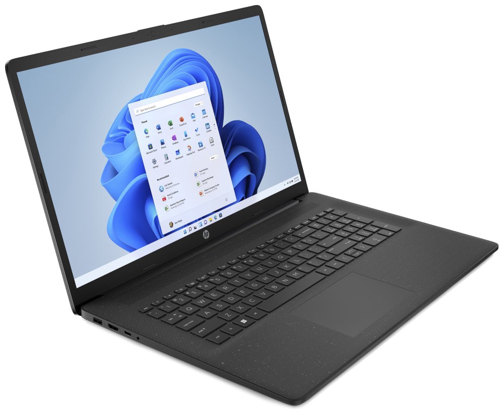 HP 17-cn0011nc, Celeron N4500, 17.3 HD+/SVA/250n, UMA, 4GB, SSD 512GB, W11H, 2-2-0, Black CF6B2EA#BCM