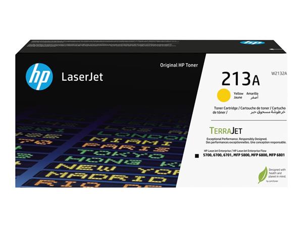 HP 213A Ylw Original LaserJet Toner Crtg W2132A