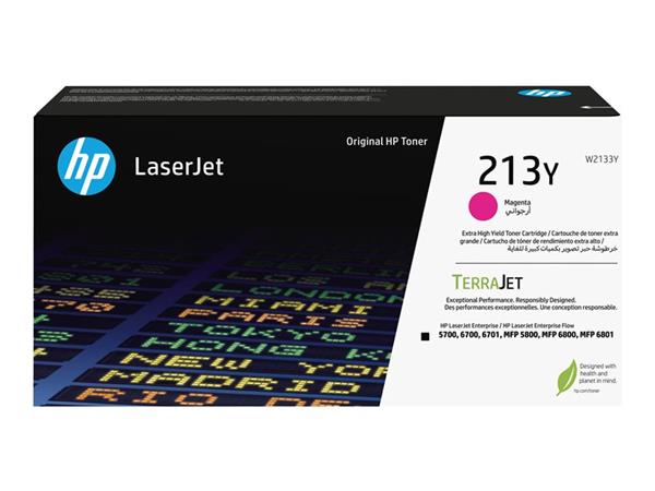 HP 213Y Mgn Original LaserJet Toner Crtg W2133Y