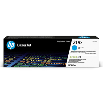 HP 219X High Yield Cyan Original LaserJet Toner Cartridge W2191X