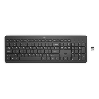 HP 230 CZ/SK klávesnica bezdrôtová CZ/SK, čierna 3L1E7AA