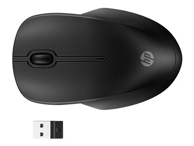 HP 255 - Myš - optický - 3 tlačítka - bezdrátový - 2.4 GHz, Bluetooth 5.0 - černá 8R3U1AA#ABB