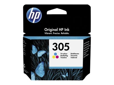 HP 305 Tri-color Original Ink Cartridge, HP 305 Tri-color Original Ink Cartridge 3YM60AE#ABE