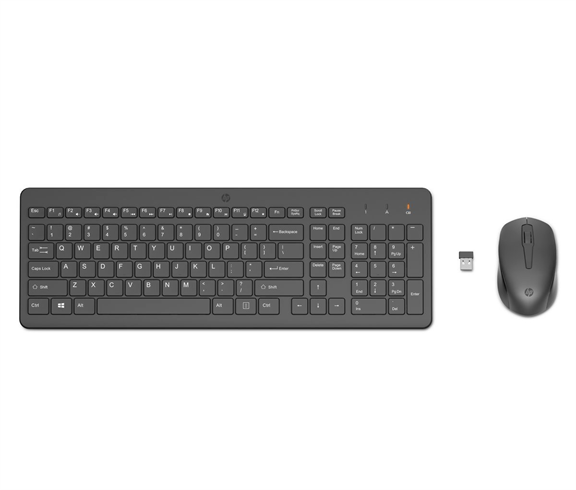 HP 330 Wireless Mouse & Keyboard Combo - klávesnice a myš - anglická 2V9E6AA#BCM