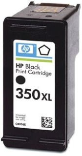 HP 350XL - 25 ml - Vysoká výtěžnost - černá - originál - inkoustová cartridge - pro Officejet J6413 CB336EE#BA3