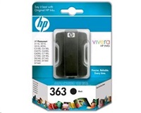 HP 363 - Černá - originál - černá - inkoustová cartridge - pro Photosmart 3110, 8250, C5185, C6150, C8721EE#301