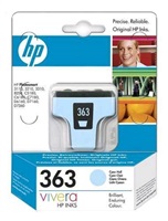 HP 363 - Světle azurová - originál - světle azurová - inkoustová cartridge - pro Photosmart 31XX, 3 C8774EE#301