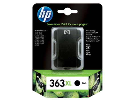 HP 363 XL Black Ink Cartridge (20ml) C8719EE