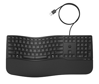 HP 480 Comfort klávesnica káblová (USB) CZ, čierna 8T6M1AA