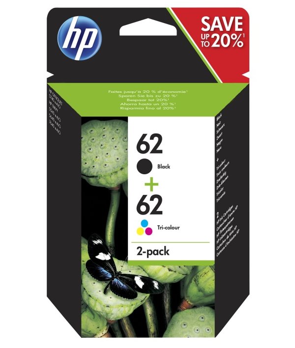 HP 62 Twin Pack N9J71AE