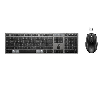 HP 720 Sada klávesnica bezdrôtová CZ, čierna s bezdrôtovou optickou myšou, klasická, bezdrôtový pri 9T5A9AA