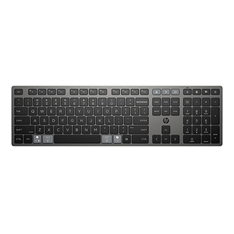 HP 725 Capacitor Wireless Keyboard klávesnica bezdrôtová CZ, čierna Napájeno superkondenzátorem, na 9T5B2AA