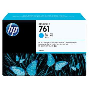 HP 761 - 400 ml - azurové barvivo - originál - DesignJet - inkoustová cartridge - pro DesignJet T71 CM994A