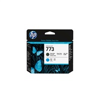 HP 773 Matte Black+Cyan Designjet Printhead, C1Q20A