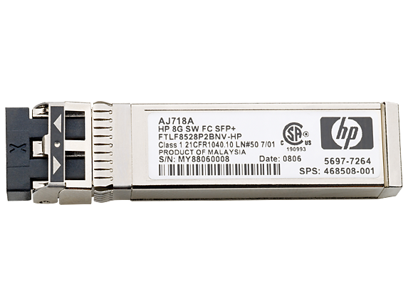 HP 8Gb Short Wave FC SFP+ 1 Pack AJ718A