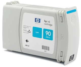 HP 90 - 225 ml - azurová - originál - inkoustová cartridge - pro DesignJet 4000, 4000ps, 4020, 4020 C5060A