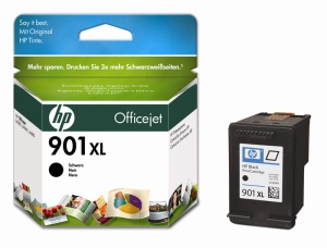 HP 901 - 14 ml - Vysoká výtěžnost - černá - originál - inkoustová cartridge - pro Officejet 4500, 4 CC654AE#UUQ