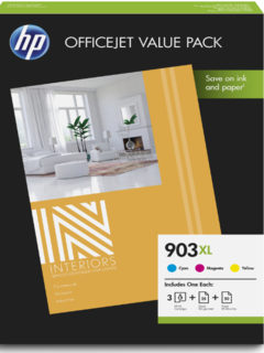 HP 903XL CMY Ink Cartridge OVP Pack, 1CC20AE