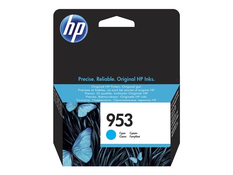 HP 953 Cyan Original Ink Cartridge (700 pages) F6U12AE#BGY