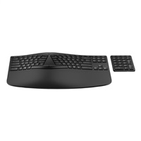 HP 960 Black Ergonomic Wireless Keyboard - bezdrátová ergonomická klávesnice CZ/SK 7E755AA#BCM