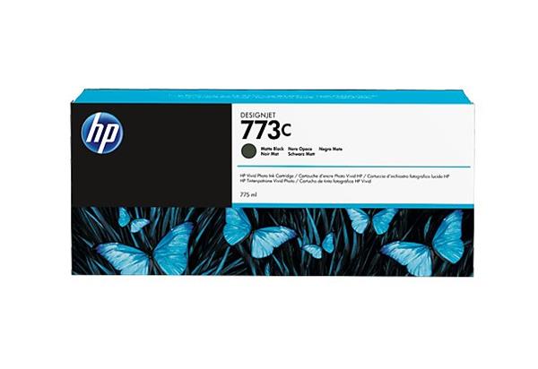 HP Čierna matná atramentová kazeta HP 773C Designjet, 775 ml C1Q37A