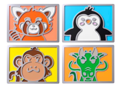 HP HyperX Balíček odznaků - magnetické odznaky Cute 85U21AA