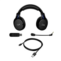 HP HyperX Cloud Flight - Wireless Gaming Headset (Black-Blue) - PS5-PS4 4P5H6AA