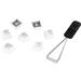 HP HyperX Full key Set Keycaps - PBT (White) 519T5AA#ABA