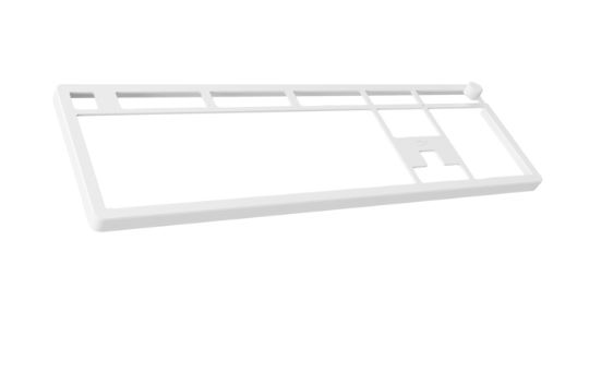 HP HyperX Horní deska Alloy Rise – Bílá 85U09AA