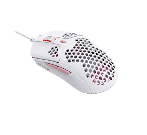 HP HyperX Pulsefire Haste - Gaming Mouse (White-Pink) 4P5E4AA