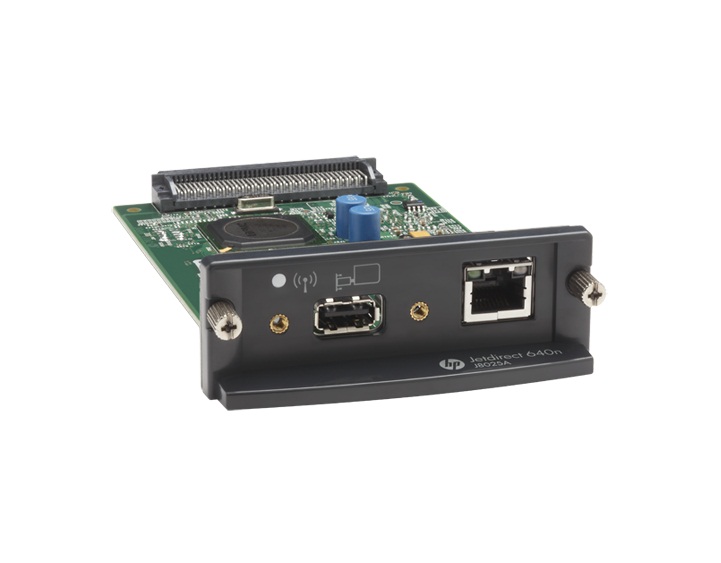 HP JetDirect 640n - Tiskový server - EIO - Gigabit Ethernet - pro DesignJet HD Pro MFP, SD Pro MFP, J8025A
