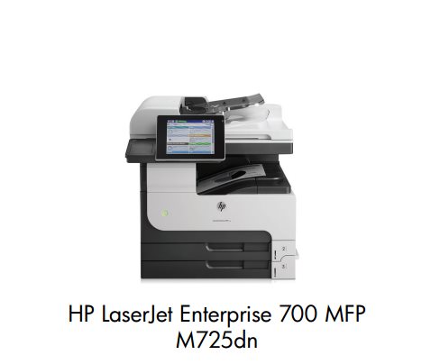 HP LaserJet Enterprise 700 MFP M725dn /A3, 41ppm CF066A#B19