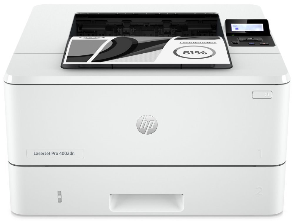 HP LaserJet Pro 4002dn/ čb/ A4/ 40ppm/ 1200x1200dpi/ USB/ LAN/ duplex/ HP Smart/ AirPrint™ 2Z605F#B19