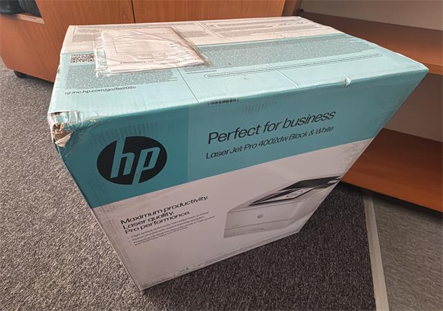 HP LaserJet Pro 4002dw Printer - poškozená krabice 2Z606F