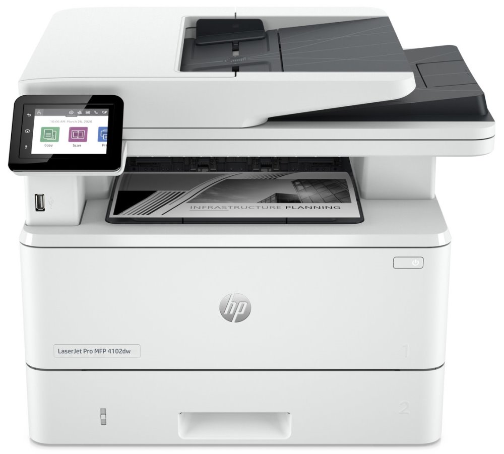 HP LaserJet Pro/MFP 4102dw/MF/Laser/A4/LAN/Wi-Fi Dir/USB 2Z622F#B19