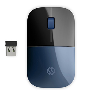 HP myš HP Z3700 lumiere blue 1200DPI, optický, 3tl., 1 koliesko, bezdrôtová, modrá 7UH88AA