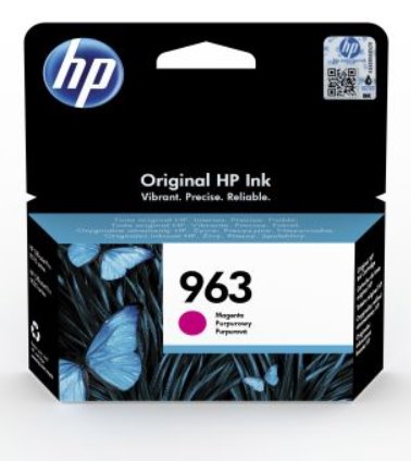 HP originál ink 3JA24AE, HP 963, magenta, 700str., 10.77ml, HP Officejet Pro 9010, 9012, 9014, 9015, 9016, 9 3JA24AE#BGY