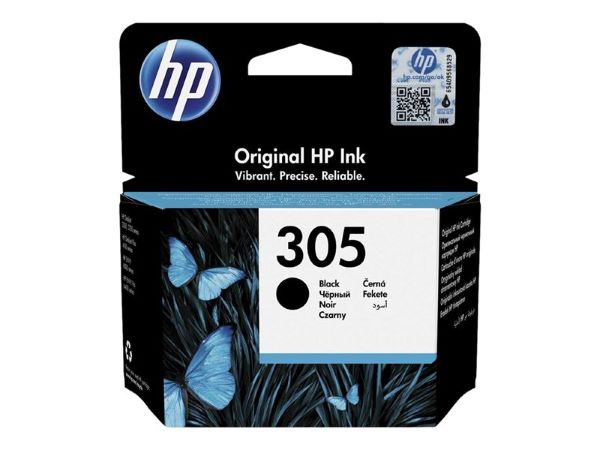 HP originál ink 3YM61AE, black, 120str., HP 305, HP DeskJet 2300, 2710, 2720, Plus 4100