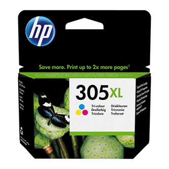 HP originál ink 3YM63AE, HP 305XL, Tri-colour, HP 305XL, High yield, HP DeskJet 2300, 2710, 2720, Plus 4100