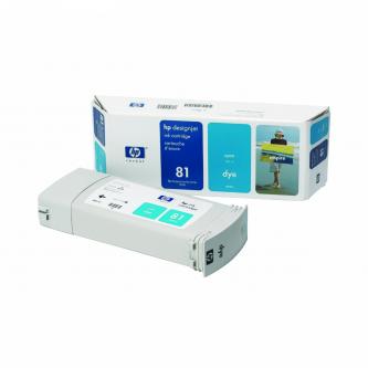 HP originál ink C4931A, No.81, cyan, 680ml, HP DesignJet 5000, PS, UV, 5500, PS, UV