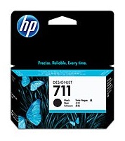 HP originál ink CZ129A, HP 711, black, 38ml, HP DesignJet T120, T520