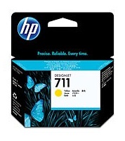 HP originál ink CZ132A, HP 711, yellow, 29ml, HP DesignJet T120, T520